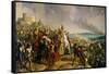 Battle of Askalon, 18th November 1177, 1842-Charles-Philippe Lariviere-Framed Stretched Canvas
