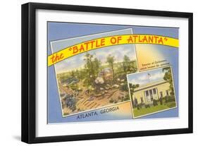 Battle of Atlanta, Georgia-null-Framed Art Print