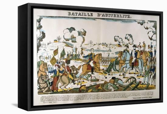 Battle of Austerlitz, December 1805-Francois Georgin-Framed Stretched Canvas