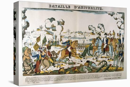 Battle of Austerlitz, December 1805-Francois Georgin-Stretched Canvas