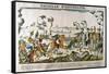 Battle of Austerlitz, December 1805-Francois Georgin-Framed Stretched Canvas