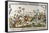 Battle of Austerlitz, December 1805-Francois Georgin-Framed Stretched Canvas