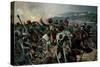 Battle of Balaclava, 25th October 1854, Relief of the Light Brigade (Colour Print)-Richard Caton Woodville II-Stretched Canvas