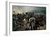 Battle of Balaclava, 25th October 1854, Relief of the Light Brigade (Colour Print)-Richard Caton Woodville II-Framed Giclee Print