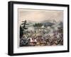 Battle of Barrosa, 5th March, 1811, Etched by I. Clarke, Aquatinted by M. Dubourg, 1811-William Heath-Framed Giclee Print