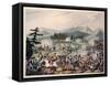 Battle of Barrosa, 5th March, 1811, Etched by I. Clarke, Aquatinted by M. Dubourg, 1811-William Heath-Framed Stretched Canvas