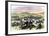 Battle of Beecher Island on the Arikaree Fork, c.1868-null-Framed Giclee Print