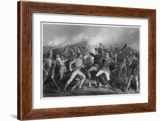 Battle of Bennington-null-Framed Art Print