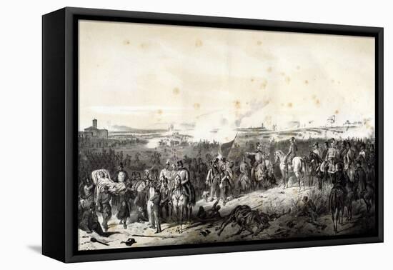 Battle of Bicocca-Albrecht Dürer-Framed Stretched Canvas