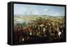 Battle of Blenheim, August 13, 1704-John Wooton-Framed Stretched Canvas