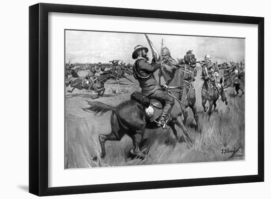 Battle of Blood River, 2nd Boer War, September 1901-Frederick Judd Waugh-Framed Giclee Print