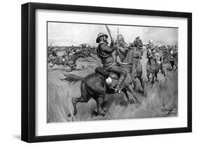 Battle of Blood River, 2nd Boer War, September 1901-Frederick Judd Waugh-Framed Giclee Print