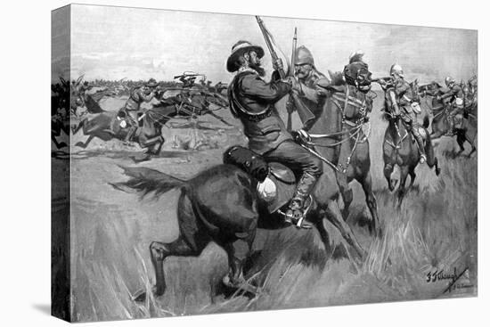 Battle of Blood River, 2nd Boer War, September 1901-Frederick Judd Waugh-Stretched Canvas