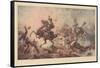 Battle of Borodino, 1824-William Heath-Framed Stretched Canvas