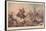 Battle of Borodino, 1824-William Heath-Framed Stretched Canvas