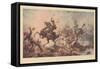 Battle of Borodino, 1824-William Heath-Framed Stretched Canvas