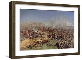 Battle of Borodino on 26th August 1812, 1913-Franz Roubaud-Framed Giclee Print