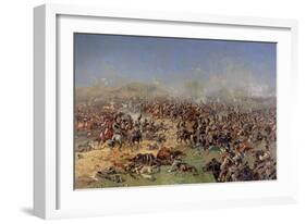 Battle of Borodino on 26th August 1812, 1913-Franz Roubaud-Framed Giclee Print