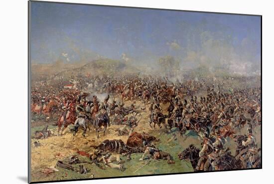 Battle of Borodino on 26th August 1812, 1913-Franz Roubaud-Mounted Giclee Print