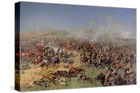 Battle of Borodino on 26th August 1812, 1913-Franz Roubaud-Stretched Canvas