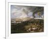 Battle of Borodino or the Moskva, September 7, 1812, between Napoleon and Kutuzov-Louis Lejeune-Framed Giclee Print