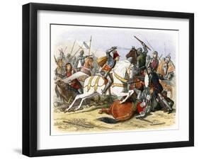 Battle of Bosworth Field, August 1485-James William Edmund Doyle-Framed Giclee Print