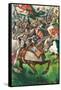 Battle of Bosworth-Peter Jackson-Framed Stretched Canvas