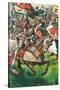 Battle of Bosworth-Peter Jackson-Stretched Canvas