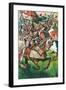 Battle of Bosworth-Peter Jackson-Framed Giclee Print