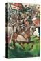 Battle of Bosworth-Peter Jackson-Stretched Canvas