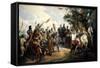 Battle of Bouvines, July 1214-Horace Vernet-Framed Stretched Canvas