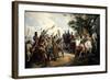 Battle of Bouvines, July 1214-Horace Vernet-Framed Giclee Print