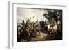 Battle of Bouvines, July 1214-Horace Vernet-Framed Premium Giclee Print