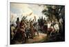 Battle of Bouvines, July 1214-Horace Vernet-Framed Giclee Print