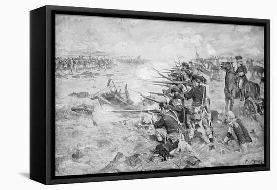 Battle of Brandywine, 11 September 1777-Frederick Coffay Yohn-Framed Stretched Canvas