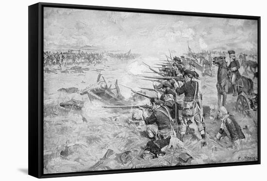 Battle of Brandywine, 11 September 1777-Frederick Coffay Yohn-Framed Stretched Canvas