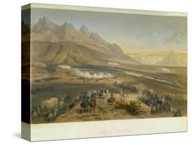 Battle of Buena Vista, 1851-Carlos Nebel-Stretched Canvas