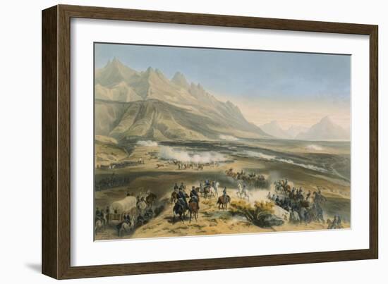 Battle of Buena Vista, February 21-23, 1847-Carl Nebel-Framed Giclee Print