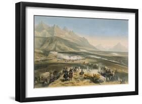 Battle of Buena Vista, February 21-23, 1847-Carl Nebel-Framed Giclee Print