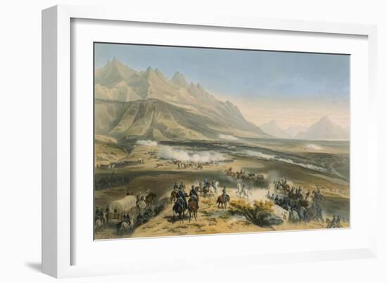 Battle of Buena Vista, February 21-23, 1847-Carl Nebel-Framed Giclee Print