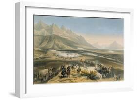 Battle of Buena Vista, February 21-23, 1847-Carl Nebel-Framed Giclee Print