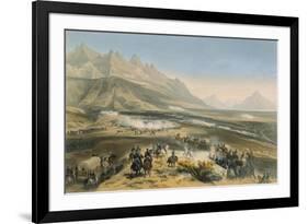 Battle of Buena Vista, February 21-23, 1847-Carl Nebel-Framed Giclee Print