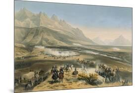 Battle of Buena Vista, February 21-23, 1847-Carl Nebel-Mounted Giclee Print