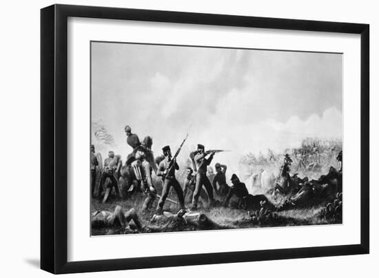 Battle of Buena Vista-James Walker-Framed Giclee Print