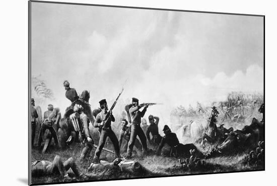 Battle of Buena Vista-James Walker-Mounted Giclee Print