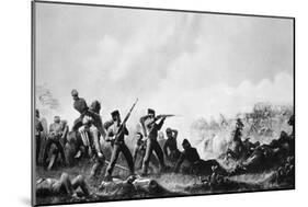 Battle of Buena Vista-James Walker-Mounted Giclee Print