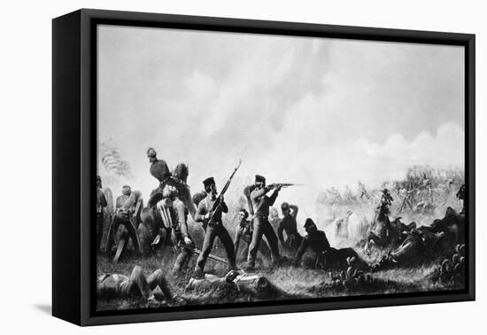 Battle of Buena Vista-James Walker-Framed Stretched Canvas