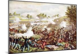 Battle of Bull Run, 21st July 1861, Published 1889-null-Mounted Giclee Print