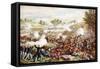 Battle of Bull Run, 21st July 1861, Published 1889-null-Framed Stretched Canvas
