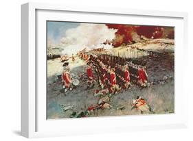 Battle of Bunker Hill, 17 June 1775-Howard Pyle-Framed Giclee Print